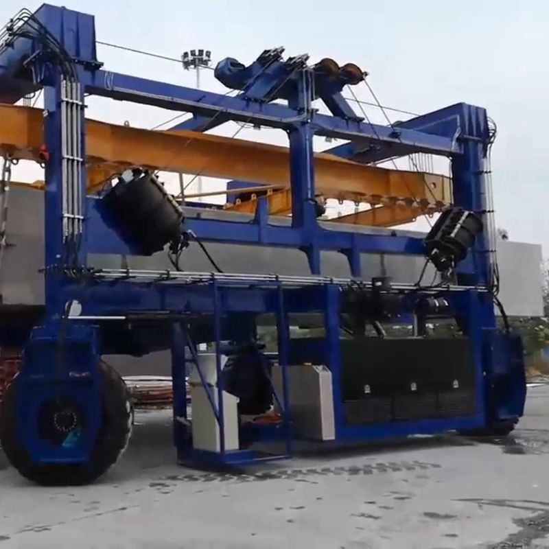 Кран на козлах голубого груза мобильный для Precast конкретных продуктов конструкции